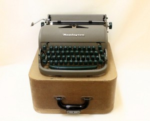 1950s era Remington portable typewriter