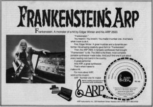 A magazine ad for the ARP 2600