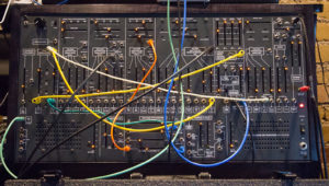 TTSH synth with patch cables
